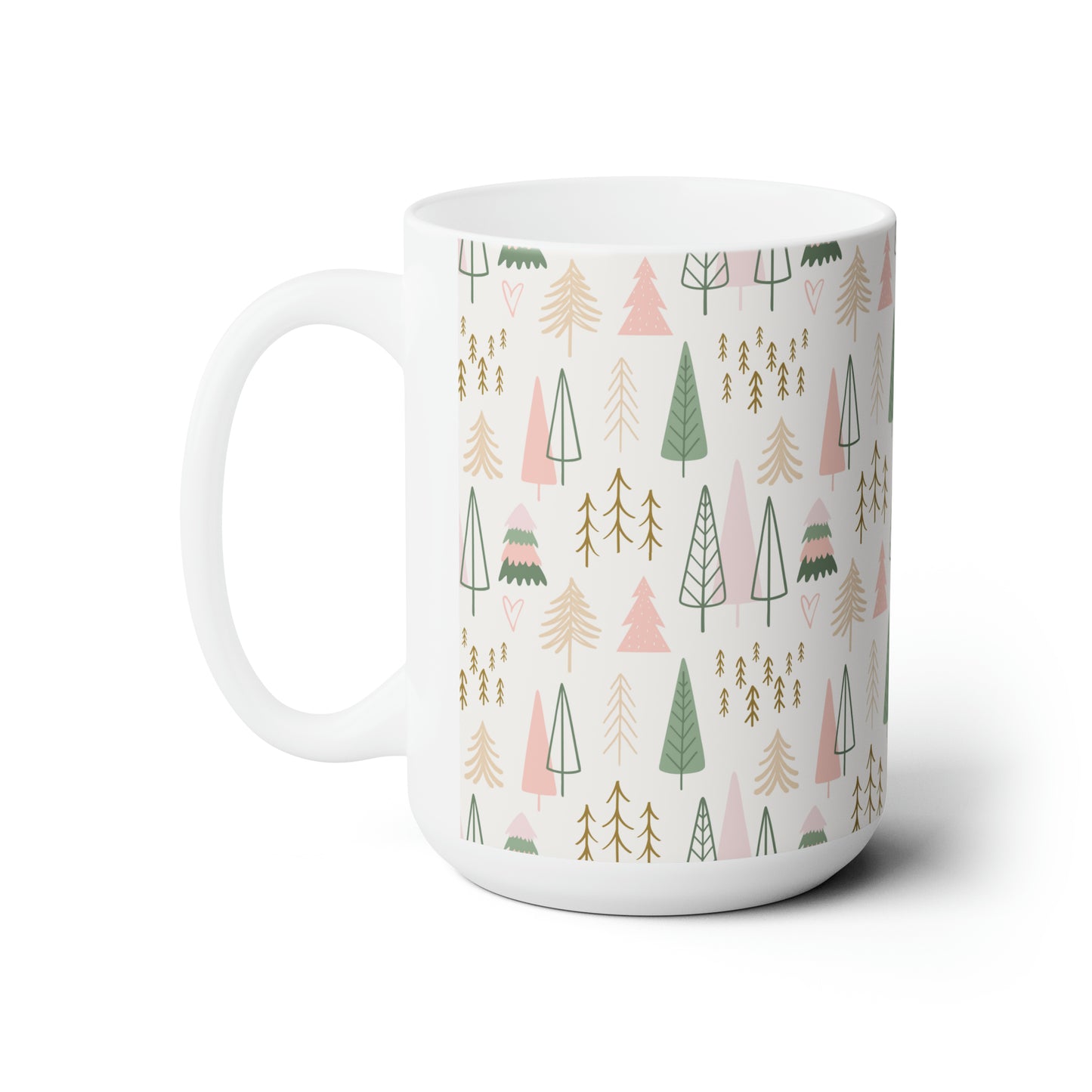 Retro Pastel Christmas | Ceramic Mug 15oz
