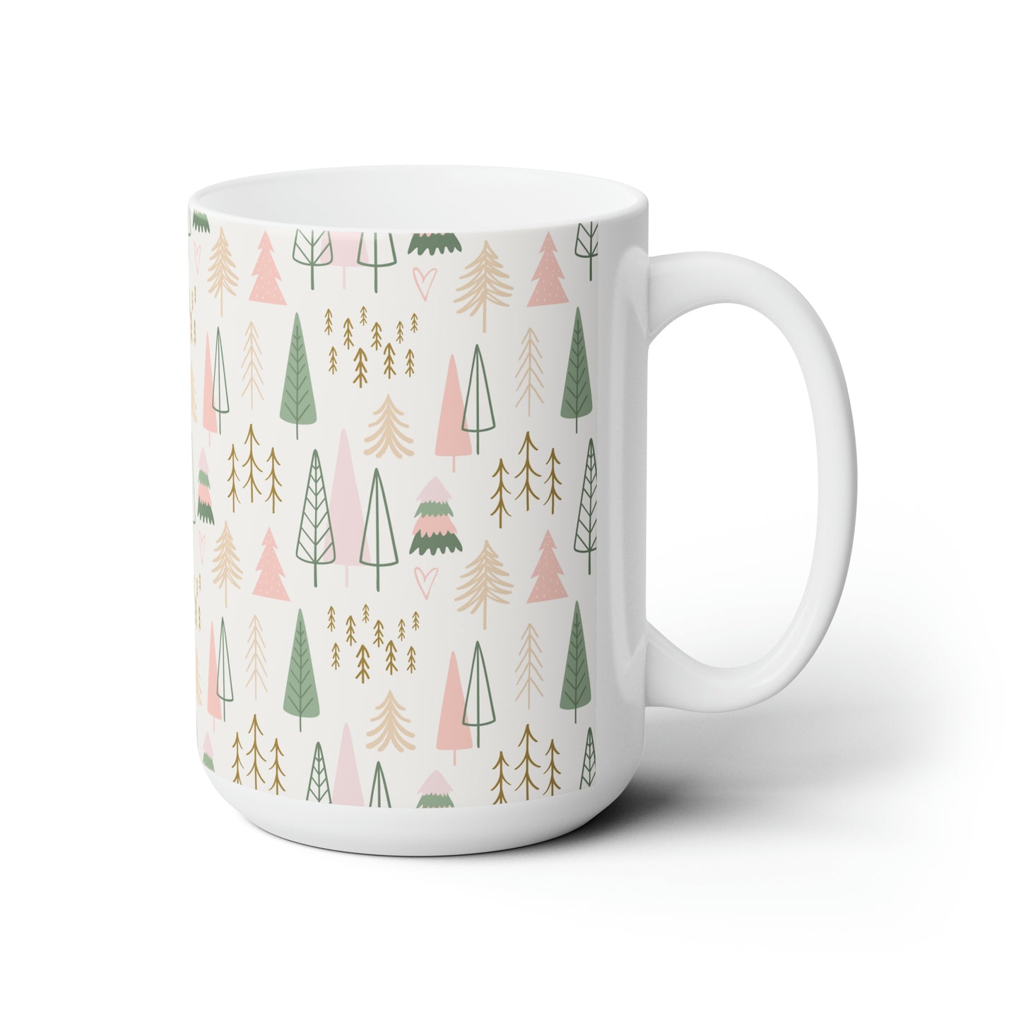 Retro Pastel Christmas | Ceramic Mug 15oz