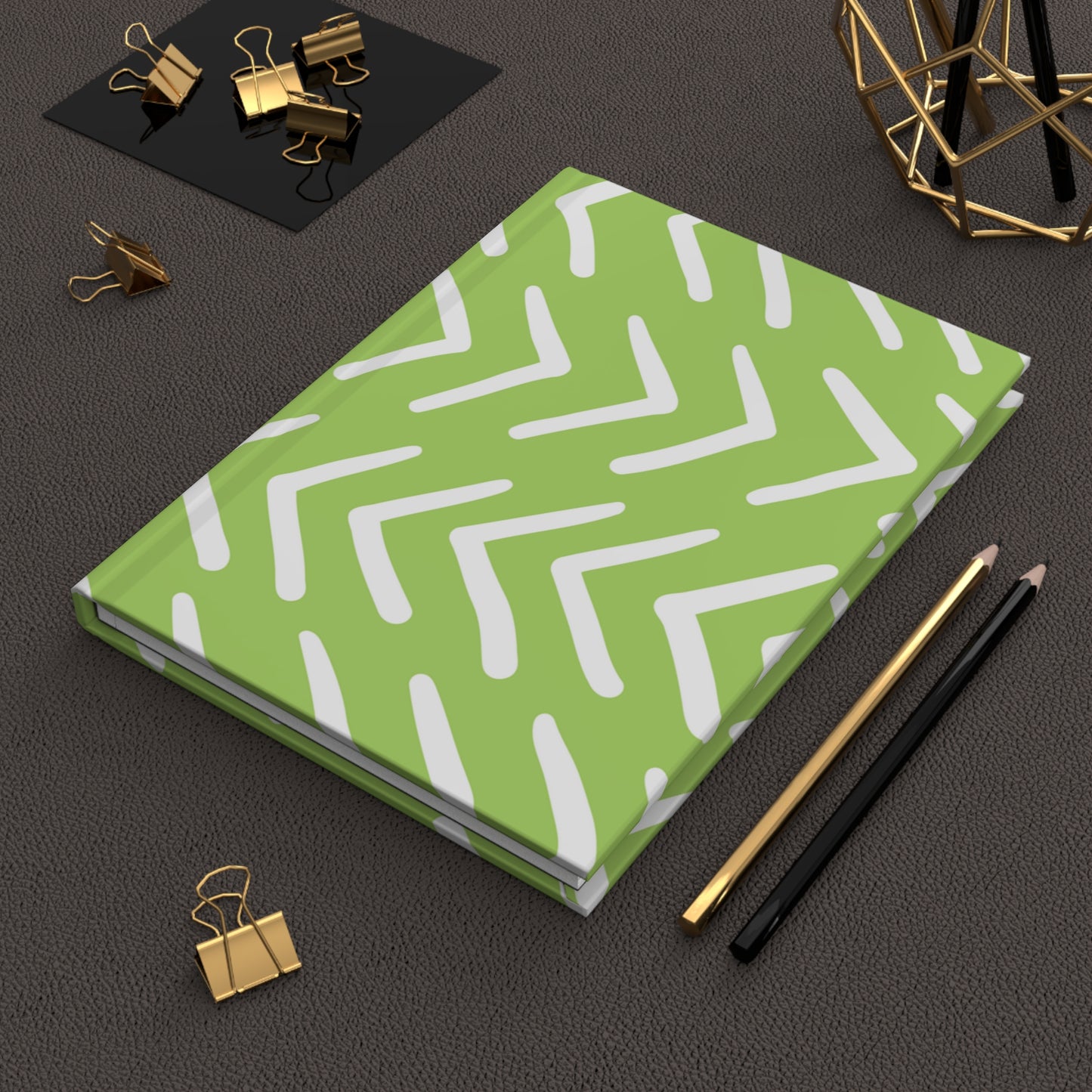 Follow My Arrow - Green | Hardcover Journal Matte