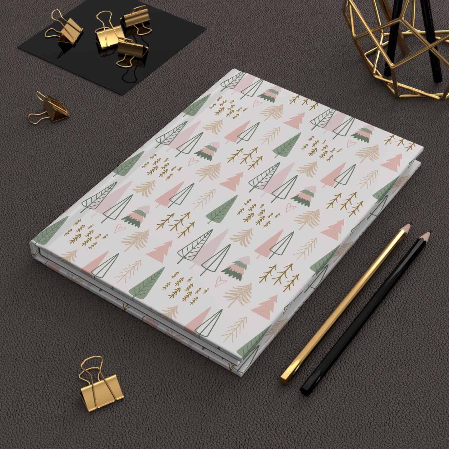 Retro Pastel Christmas | Hardcover Journal Matte