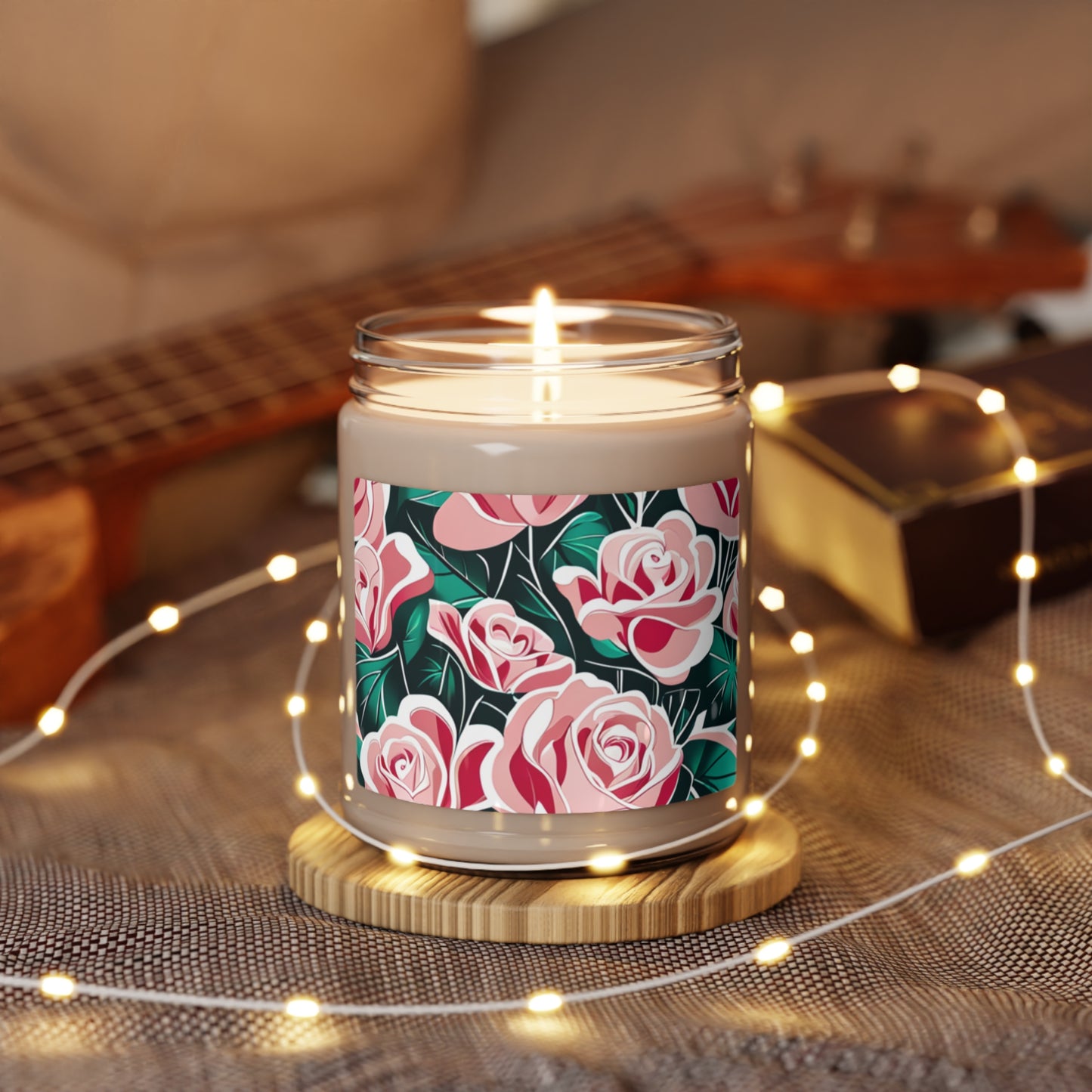 Moses Supposes His Toeses Are Roses ~ Apple Harvest Scented Soy Candle, 9oz