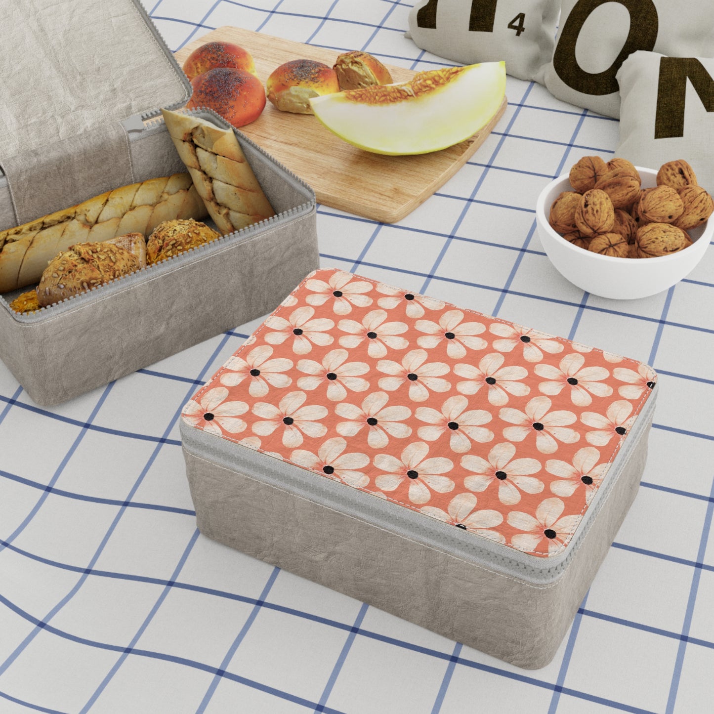Coral Floral | Paper Lunch Bag