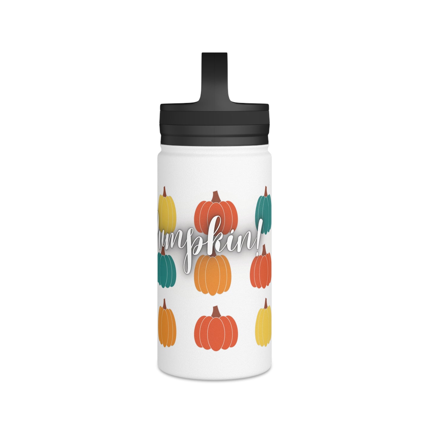 Hey there, Pumpkin! // Stainless Steel Water Bottle, Handle Lid