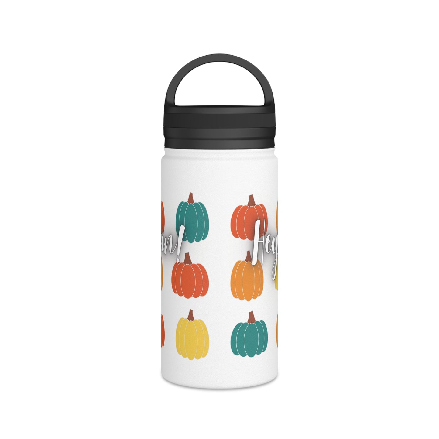 Hey there, Pumpkin! // Stainless Steel Water Bottle, Handle Lid