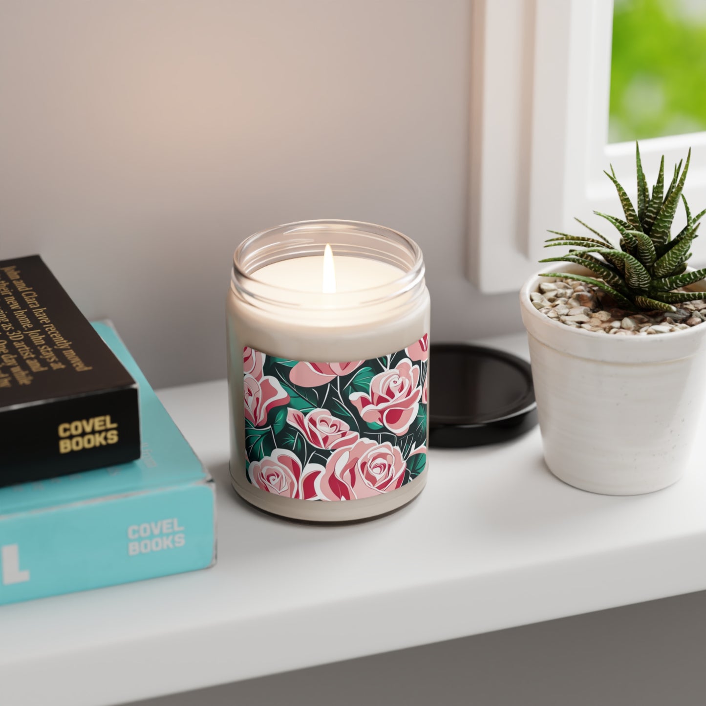 Moses Supposes His Toeses Are Roses ~ Apple Harvest Scented Soy Candle, 9oz