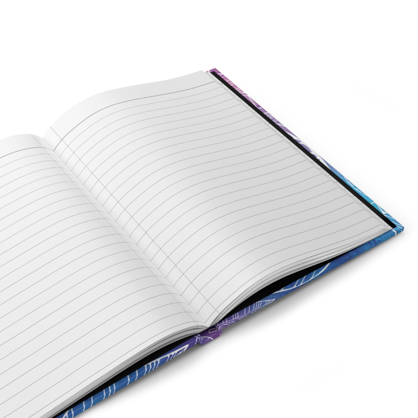 Designer Hardcover Journal Matte | Feather Leaves I by Lara Kulpa