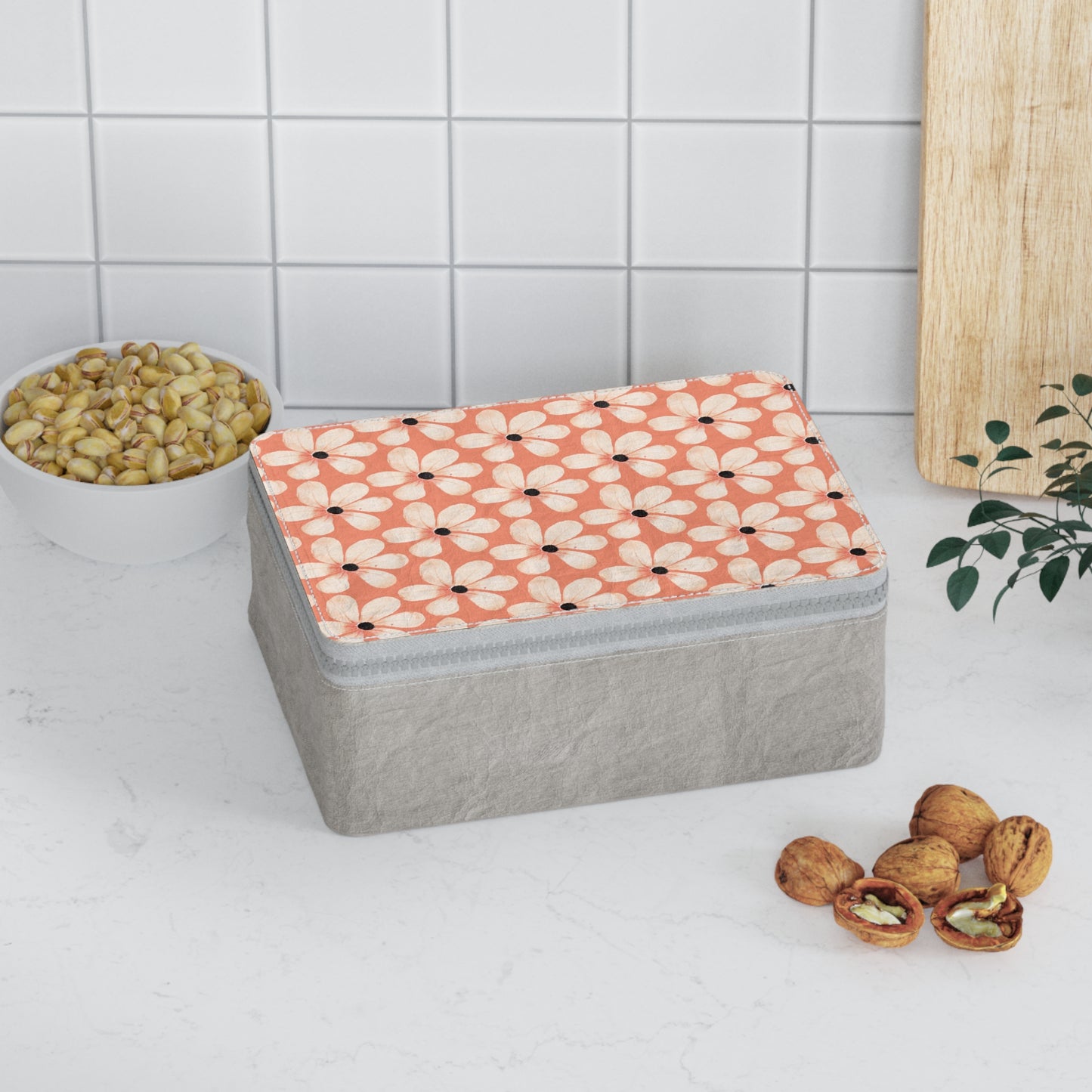 Coral Floral | Paper Lunch Bag