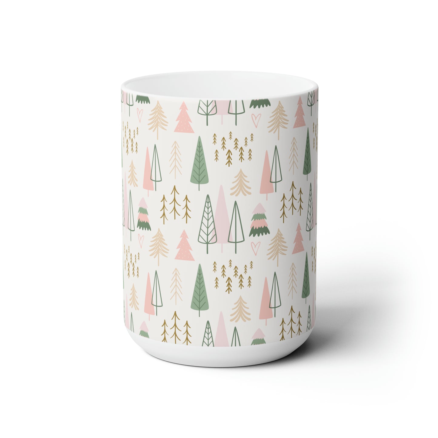 Retro Pastel Christmas | Ceramic Mug 15oz