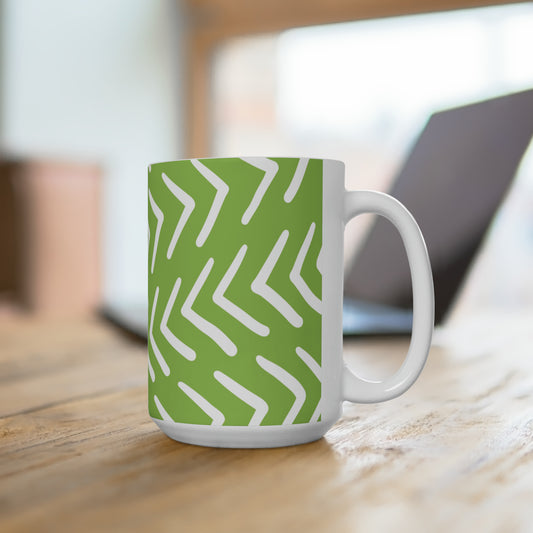 Follow My Arrow - Green | Ceramic Mug 15oz