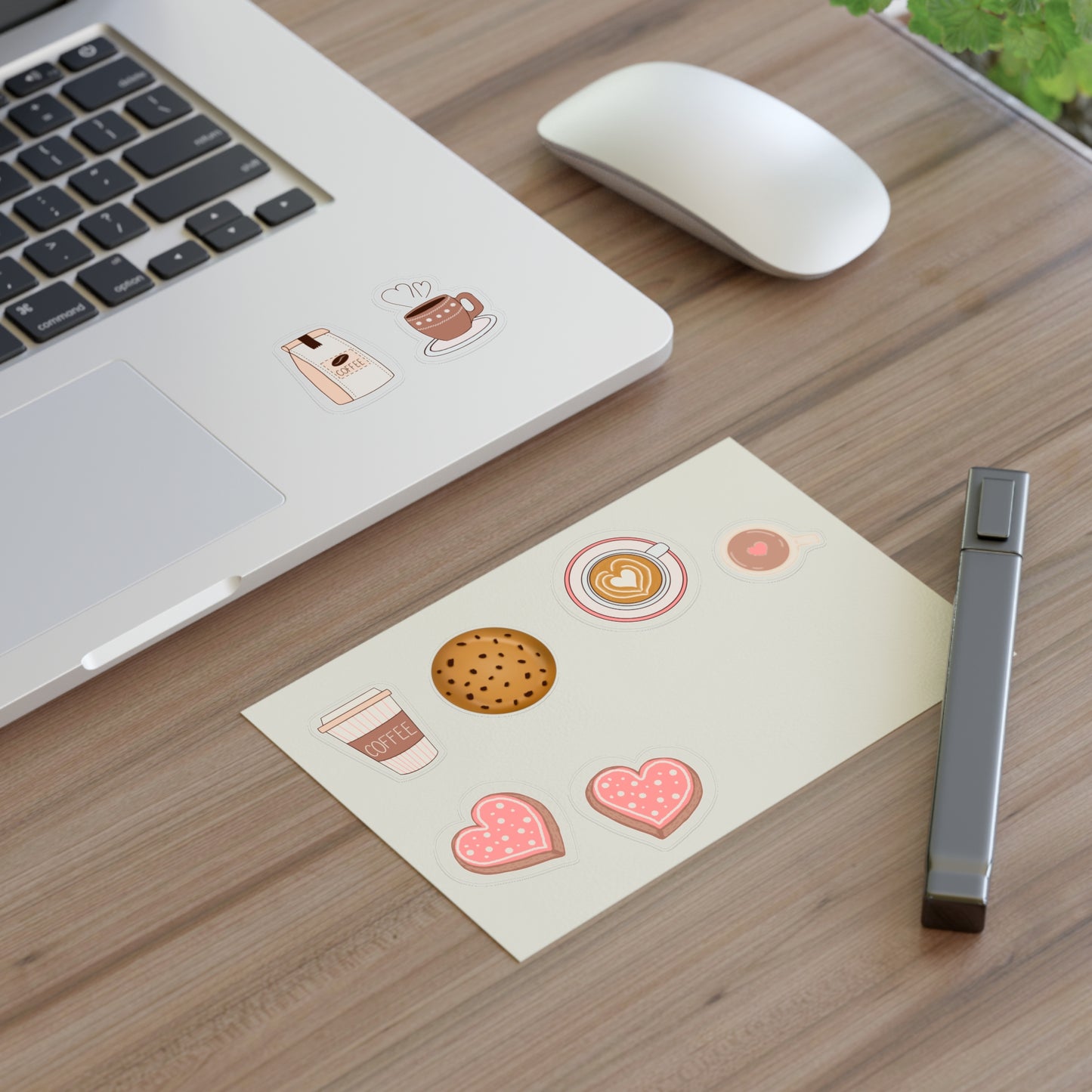 Cute Coffee Lover Planner Sticker Sheets