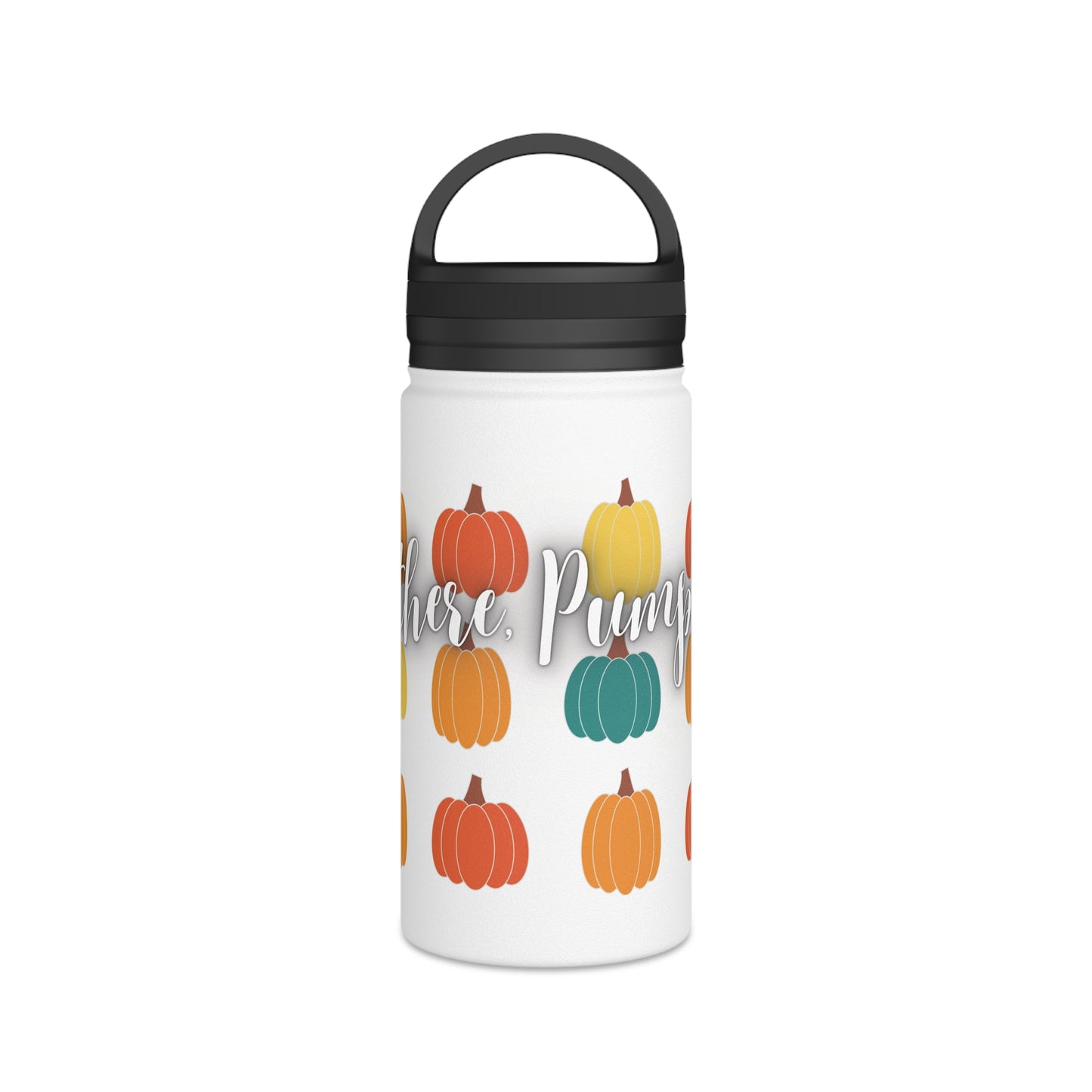 Hey there, Pumpkin! // Stainless Steel Water Bottle, Handle Lid