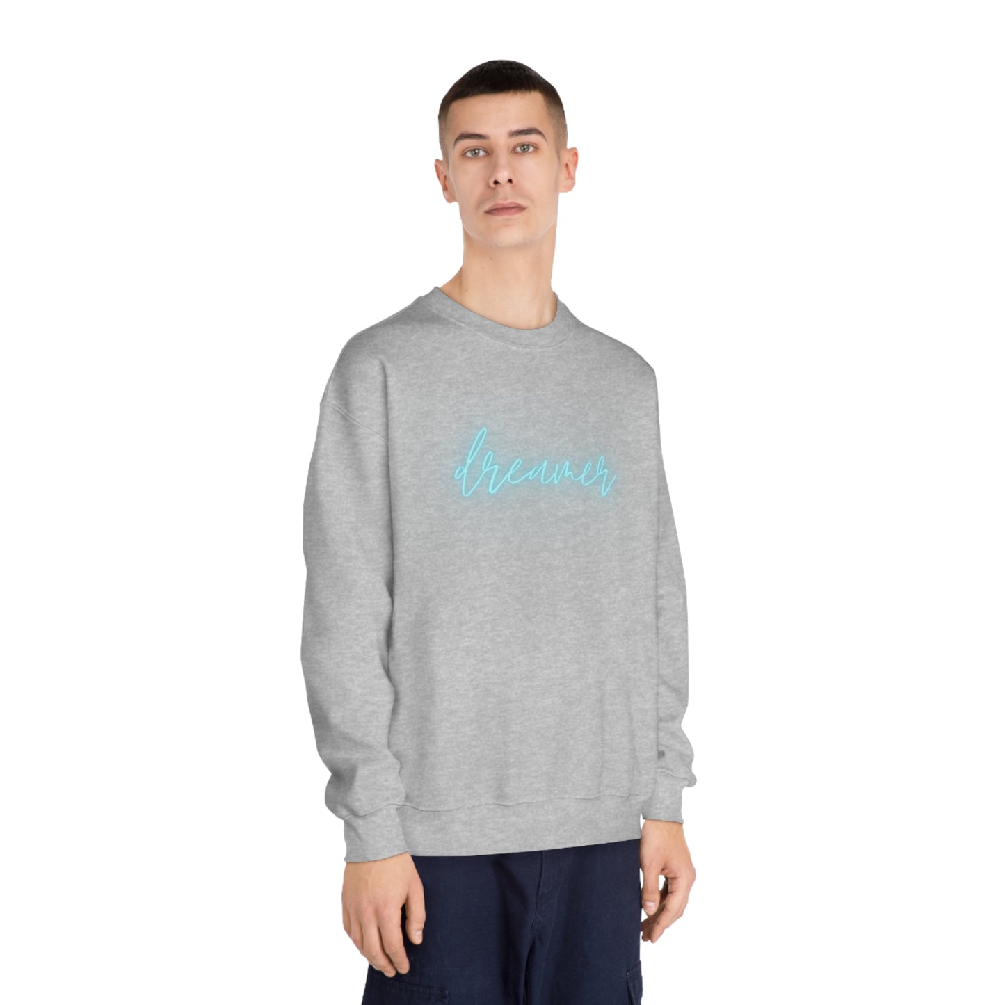 dreamer neon | Unisex DryBlend® Crewneck Sweatshirt