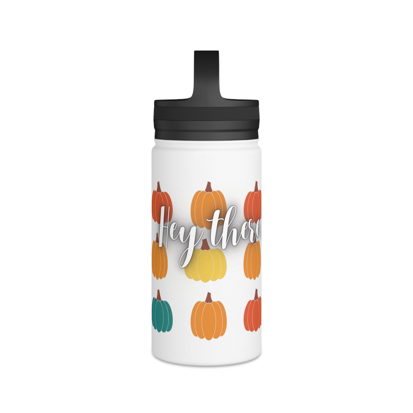 Hey there, Pumpkin! // Stainless Steel Water Bottle, Handle Lid