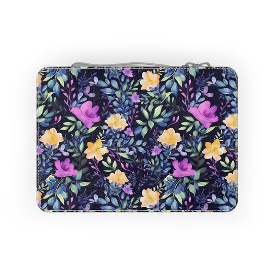 Eco-Friendly Paper Lunch Bag: The Ultimate Reusable and Designer Lunch Solution | Dark Multi Colored Floral