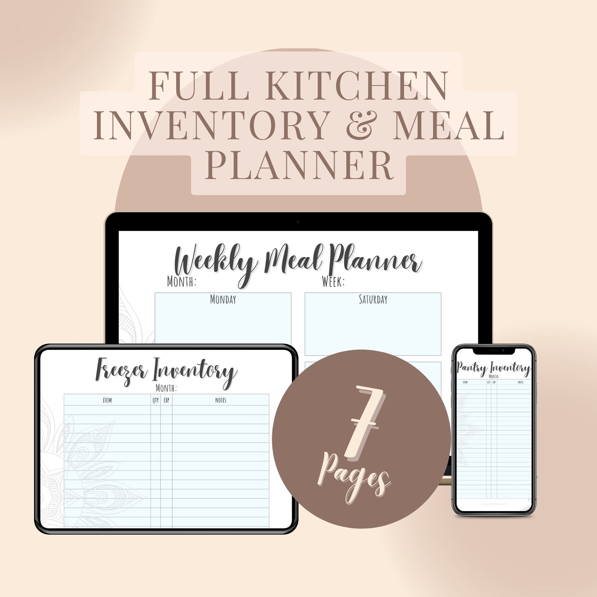 kitchen inventory sheets help with meal planning