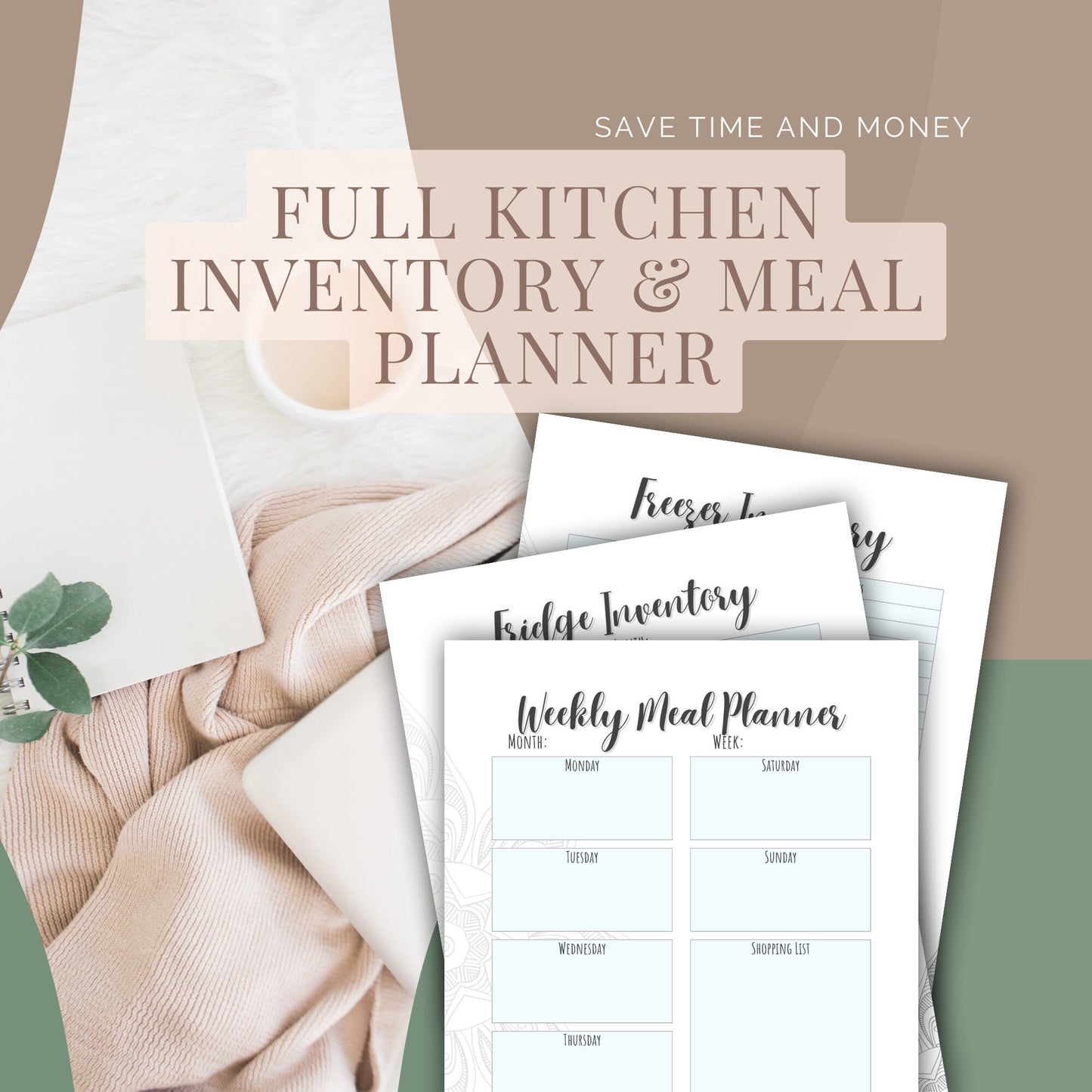 kitchen inventory sheets help with meal planning